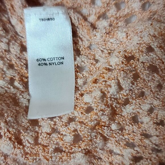 Hinge Vneck Open Weave Sweater M - Picture 5 of 6